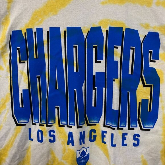 NFL Franchise AFC West Los Angeles Chargers Tie-Dye Long Sleeve Medium - Picture 2 of 4